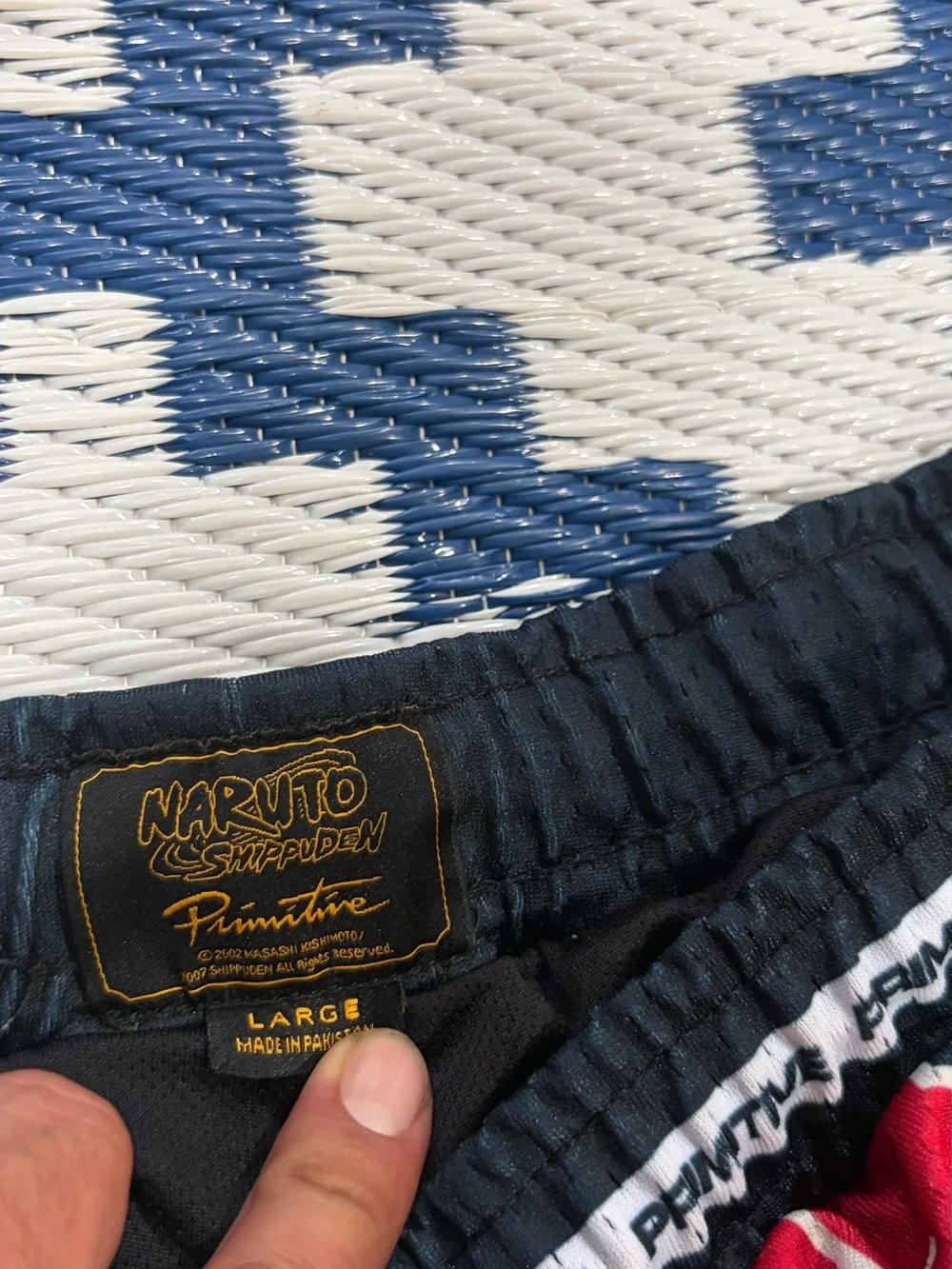 Primitive x Naruto Anime Cloud Mesh Shorts